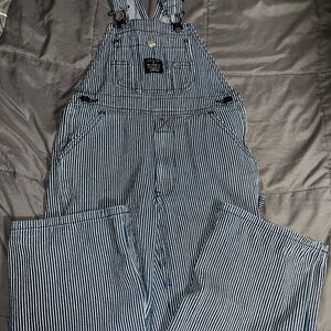 Lakin Mckey Boys Striped Overalls